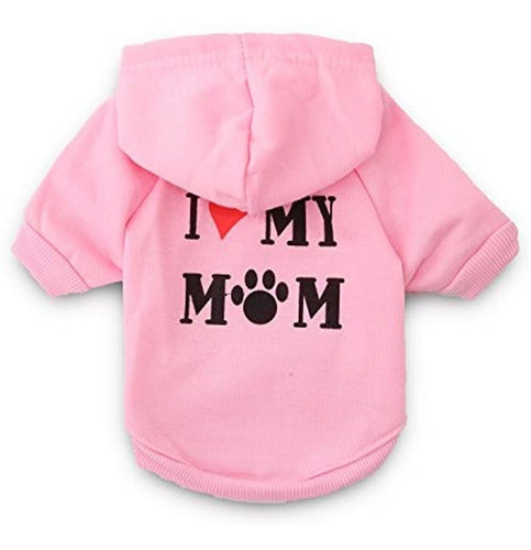 Ropa Para Perros Droolingdog Sudadera Con Capucha Love My Mo 0