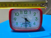 Seiko Silent Electro Vintage Square Alarm Clock QXK635RN 4