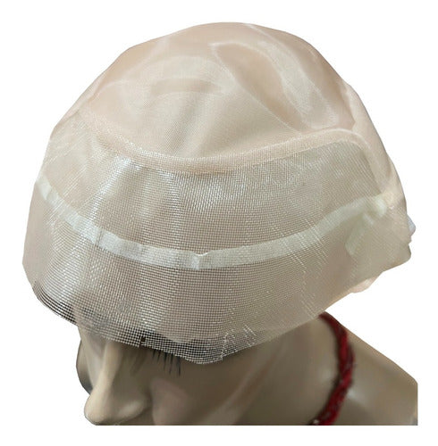 Premium Hair Implant Prosthesis Helmet for Men or Women - Medium 1