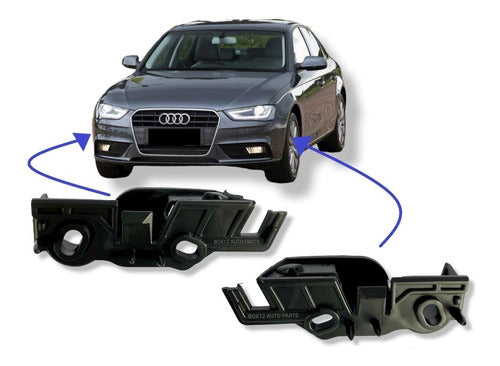 Par Guia Do Parachoque Dianteiro Audi A4 2013 2014 2015 2016 0