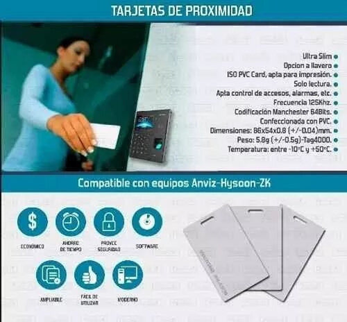 EM4100 Proximity Cards X100 Compatible with Prosoft Devices 1