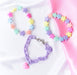 3D Heart Pastel Beads 10mm 65pcs x 25g Bijou 5