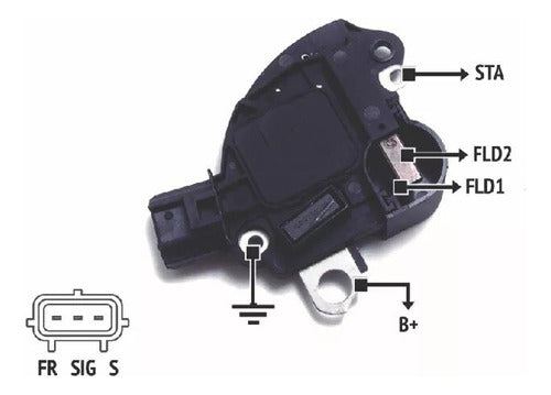 Ford Focus 1.4 - 1.6 Voltage Regulator Pcm 1