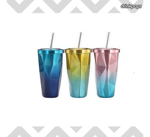 Double Layer Stainless Steel Premium Straw Cup 26