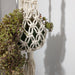 Hanging Macrame Plant Holder Cotton 15x80cm - Owl 4