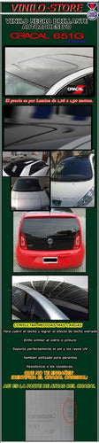 Oracal Glossy Black Vinyl for Car Roof 2