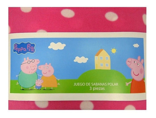 Disney Peppa Pig Polar Bed Sheet Set 1 Plaza 0