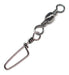 Pack of 10 Wire Snap Hooks with Swivel 4/5 0
