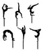 Abigail3D Artistic Gymnastics Cake Topper + 12 Cupcake Toppers 2