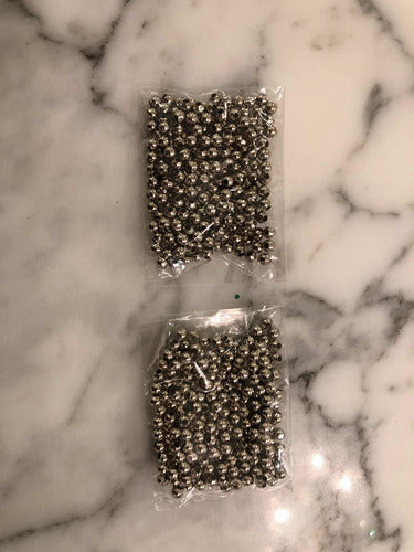 200 Metal Small 3mm Beads Pearls. Offer! 0