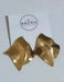 Bruna Medium Golden Earrings, Cataleya 1