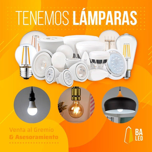 Buenos Aires LED Vintage LED Filament Lamp G45 4W E27 Golden Pack of 10 1