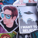 APUM Pack Stickers Vinilo X-Files Expedientes X 2