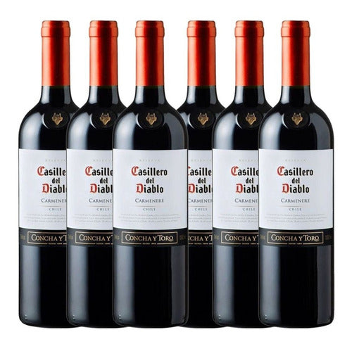 Casillero Del Diablo Carmener X 6 0