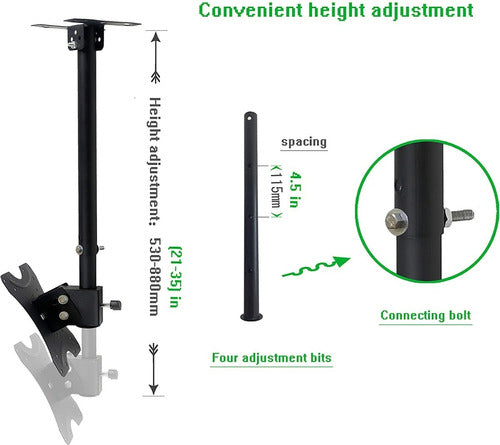 Atrix ® Ceiling Mount TV Stand for LED Plasma LCD 23 24 32 39 40 42 5