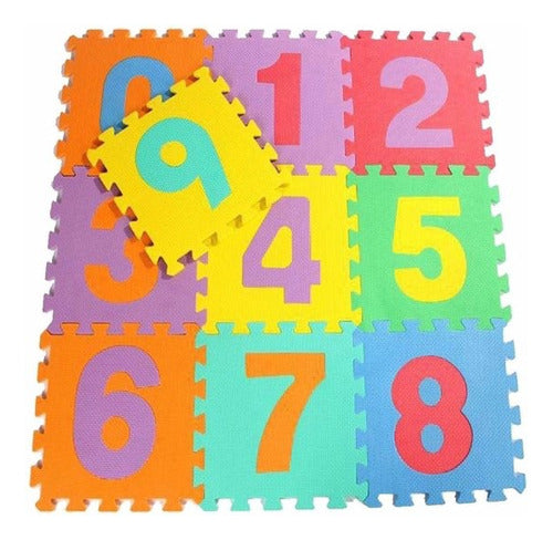 Evaplas Foam Floor Mat Set of 10 Pieces to Assemble the Numbers! 0