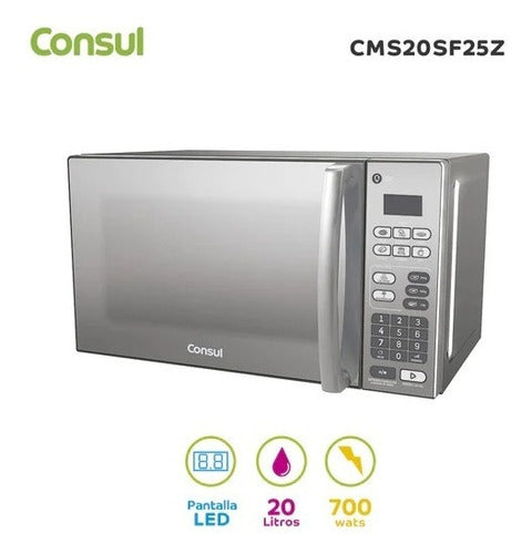 Microondas Consul 20 Lts Cms20sf Digital Cms20sf25z - Lich 1