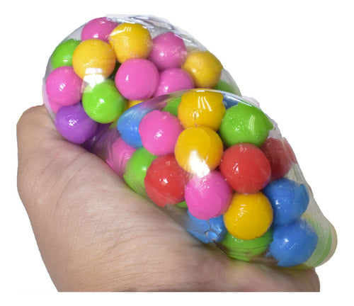 Brinquedo Sensorial Colorido Creative Office Stress Ball Pre 1