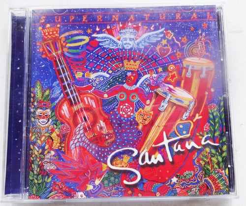 Santana Cd Usado Musica Guitarrista Carlos Supernatural 6