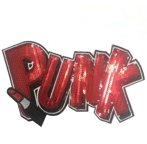 Generic Aplique Bordado Punk Lentejuelitas 0