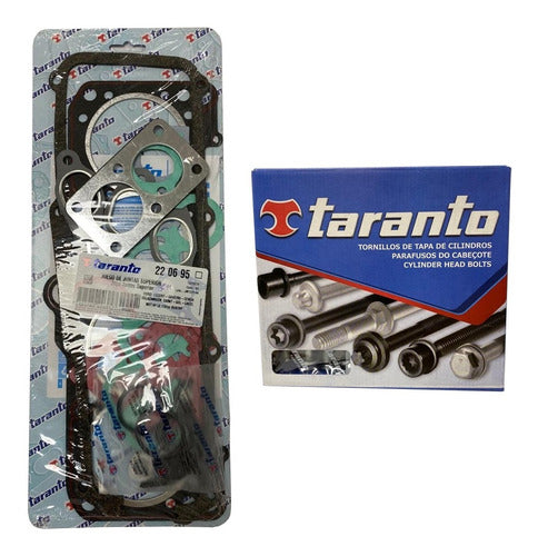 Taranto Superior Gasket Set for VW Gol Senda Gacel 1.6 Audi + Bolts 0