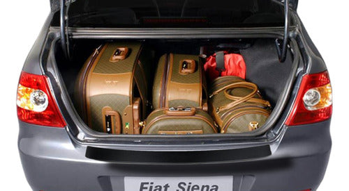 Fiat Siena Trunk Cover Carbon Fiber Accessory 0