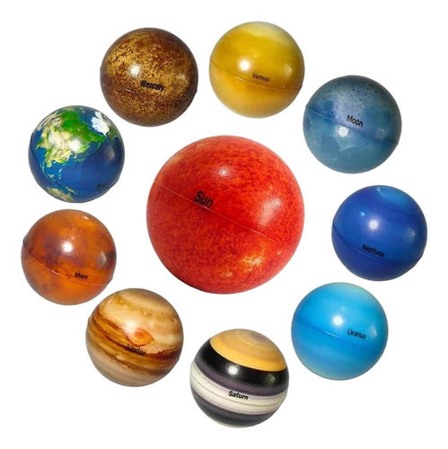 Planetas Do Sistema Solar Planet Balls Brinquedos Para 3