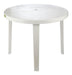 Quality Plastic Round Table 90 Cm White 0