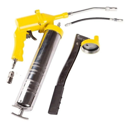 HIPERMAQ Pneumatic Grease Gun 500cc with Accessories 1