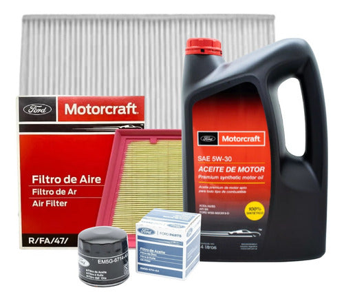 Kit Aceite Y Filtros Ford Fiesta Kinetic 2012 Original 0