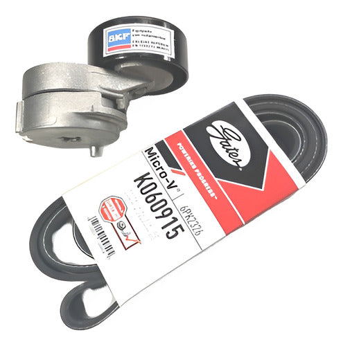 Kit Tensor Y Correa Poly-v Vw Gol /saveiro 1.6 Diesel 1