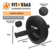 Functional Fitness Training Kit - Mat + 3kg Ankle Weights + 2x 3kg Dumbbells + Band + Ab Roller 18