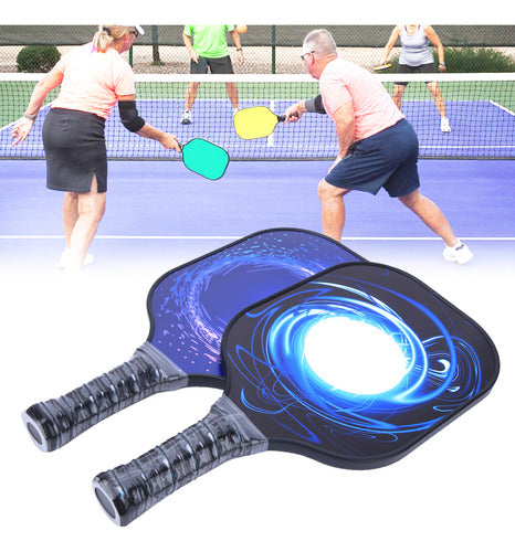 Raquete De Pickleball Ao Ar Livre, 2 Peças De Remos, Raquete 4