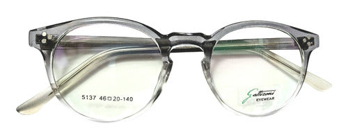 Gattizoni Transparent Round Lennon Frame Glasses 5137 6