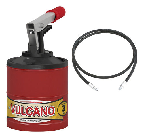 Vulcano Manual Grease Gun GP161 3kg with Hose and Nozzle 0