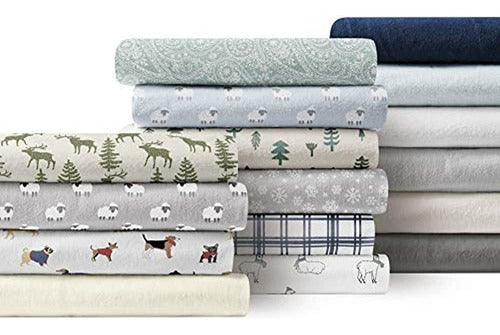 Brielle Home - Soft Cozy Cotton Flannel Sheet Set 2