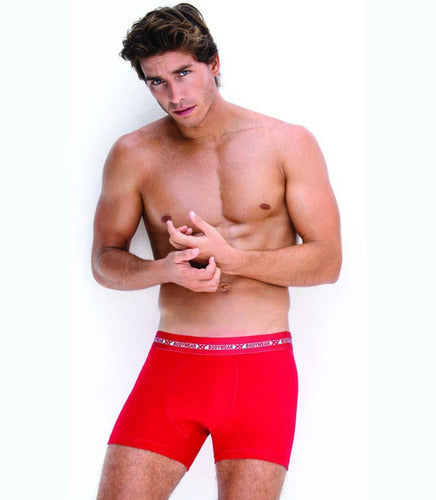 XY Boxer De Hombre Pack X8 De Algodón Y Lycra Liso 1387 0