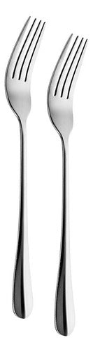 Kremer New York Silver Table Fork Set X 6 - 20.5 Cm 1