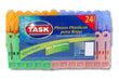 Pack X 6 Unid. Broches  Plastico 24 Un Task Pro 0