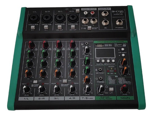 Hügel Digital Mixer Console 8 Channels 16 DSP Bluetooth Ctrl 4