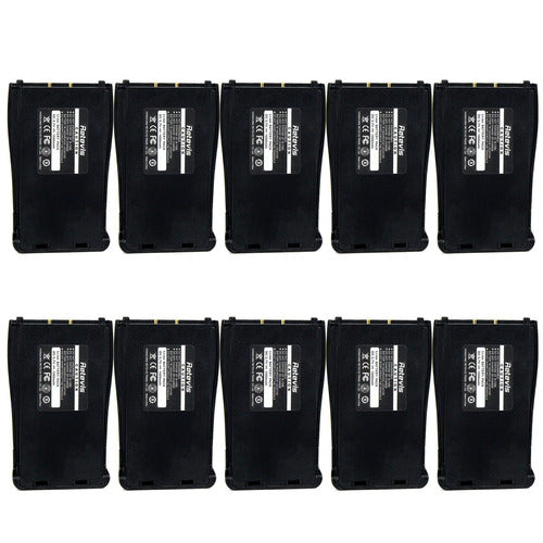 Retevis 10pcs 1000mAh DC3.7V Li-ion Battery for Radio Retevis H777 0