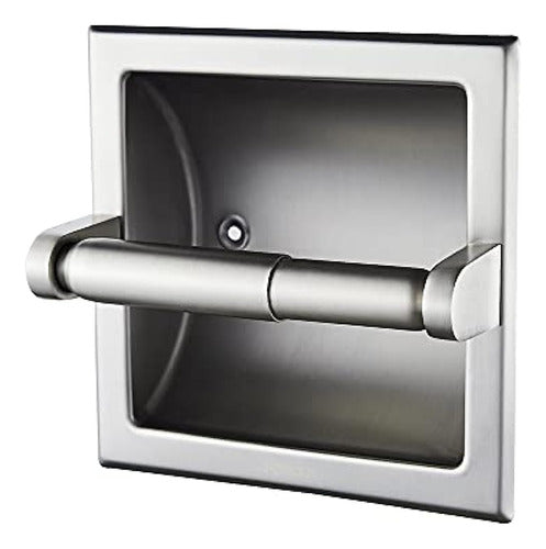 Forious Brushed Nickel Wall-Mounted Toilet Paper Holder 0