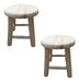 MULTIARTE 2 (Two) Wooden Kids Stools 25cm High 0