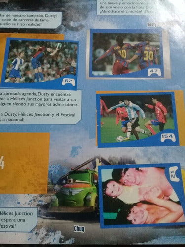 Messi - 13 Figuritas Mal Pegadas En Otro Album Panini 0