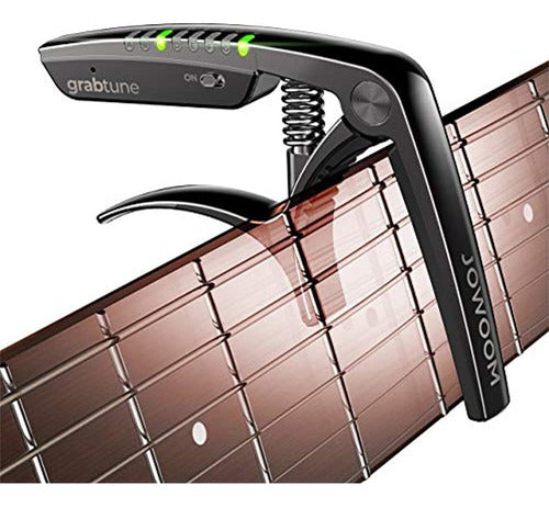 Jowoom Grabtune Acoustic Guitar Capo-Tuner | 2-in-1 Equipment 0