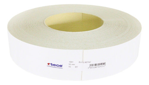 Tece Filo Tapacanto Melaminico Blanco 50 Mm X 10 Mts Preencolado 0