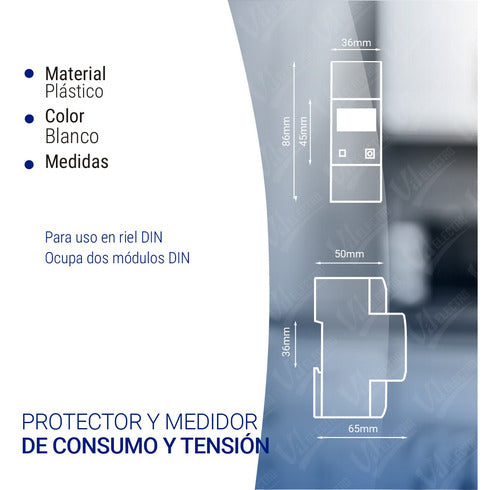 Protector De Tension Y Medidor De Consumo Smart App Wifi 4