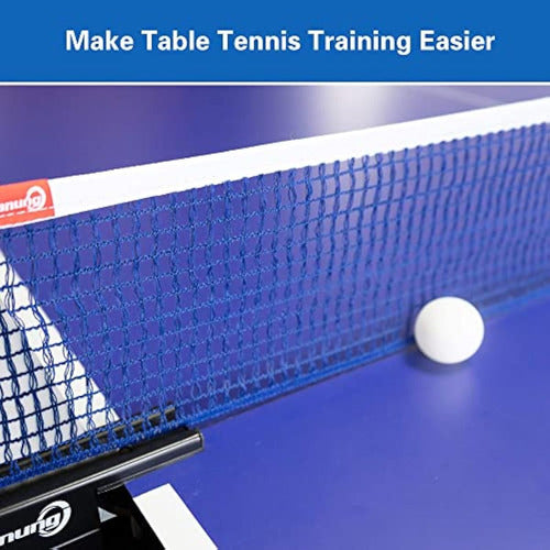 SANUNG C-X2 Table Tennis Net for Any Standard Table - Professional Cotton Ping Pong Net with 2 Chains 5