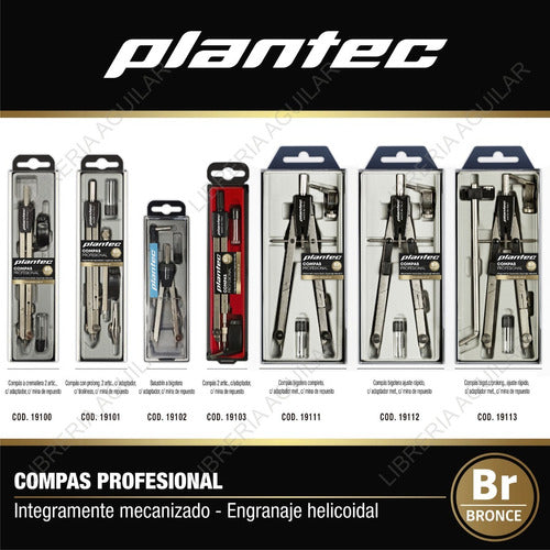 Plantec Compas Tecnico Doble Quiebre Ajuste Micromet Rápido 4