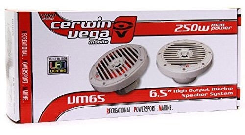 Altavoces Coaxiales Marinos De Vm65 Cerwin Vega 65 60w Rms 2 0